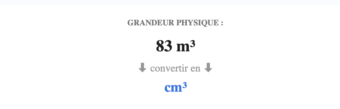 Conversion Surfaces et Volumes